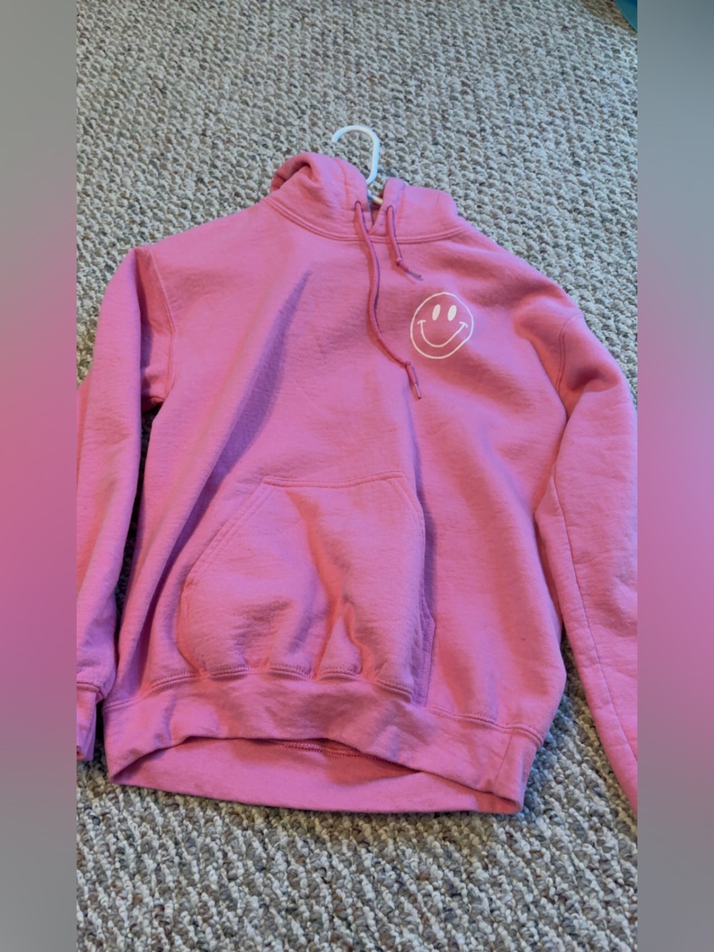 Pink hoodie from boutique in Canada